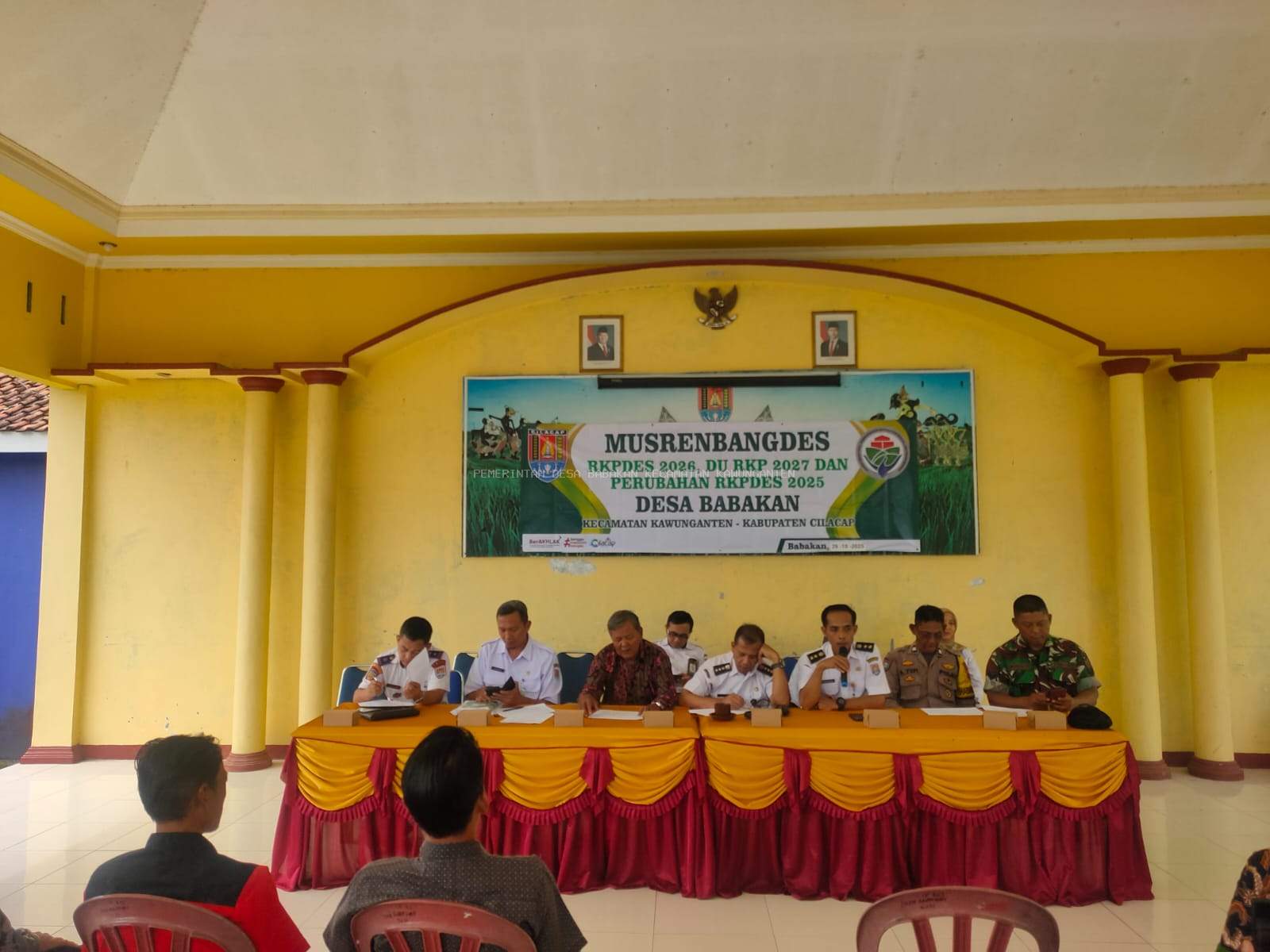 MUSRENBANG DESA PEMBAHASAN RKP DESA TAHUN 2026 DAN DU-RKP TAHUN 2027 DESA BABAKAN
