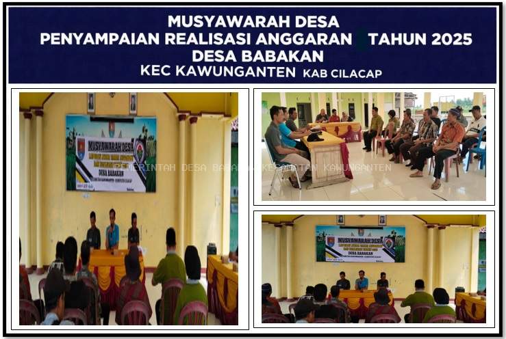 Transparansi APBDes 2025, Musyawarah Desa Penyampaian Realisasi Anggaran Tahun 2025