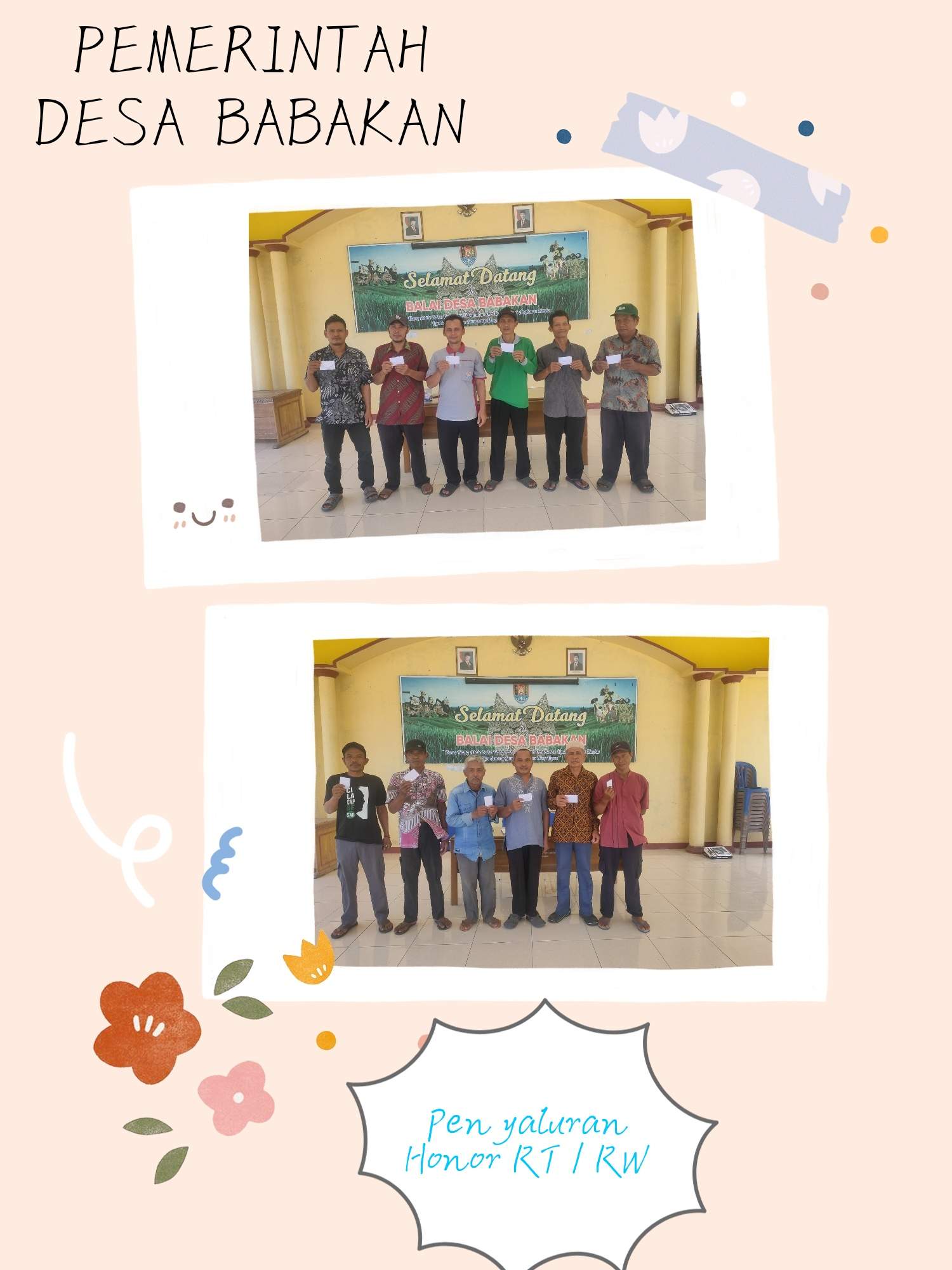 Penyaluran Honor RT/RW Triwulan Desa Babakan