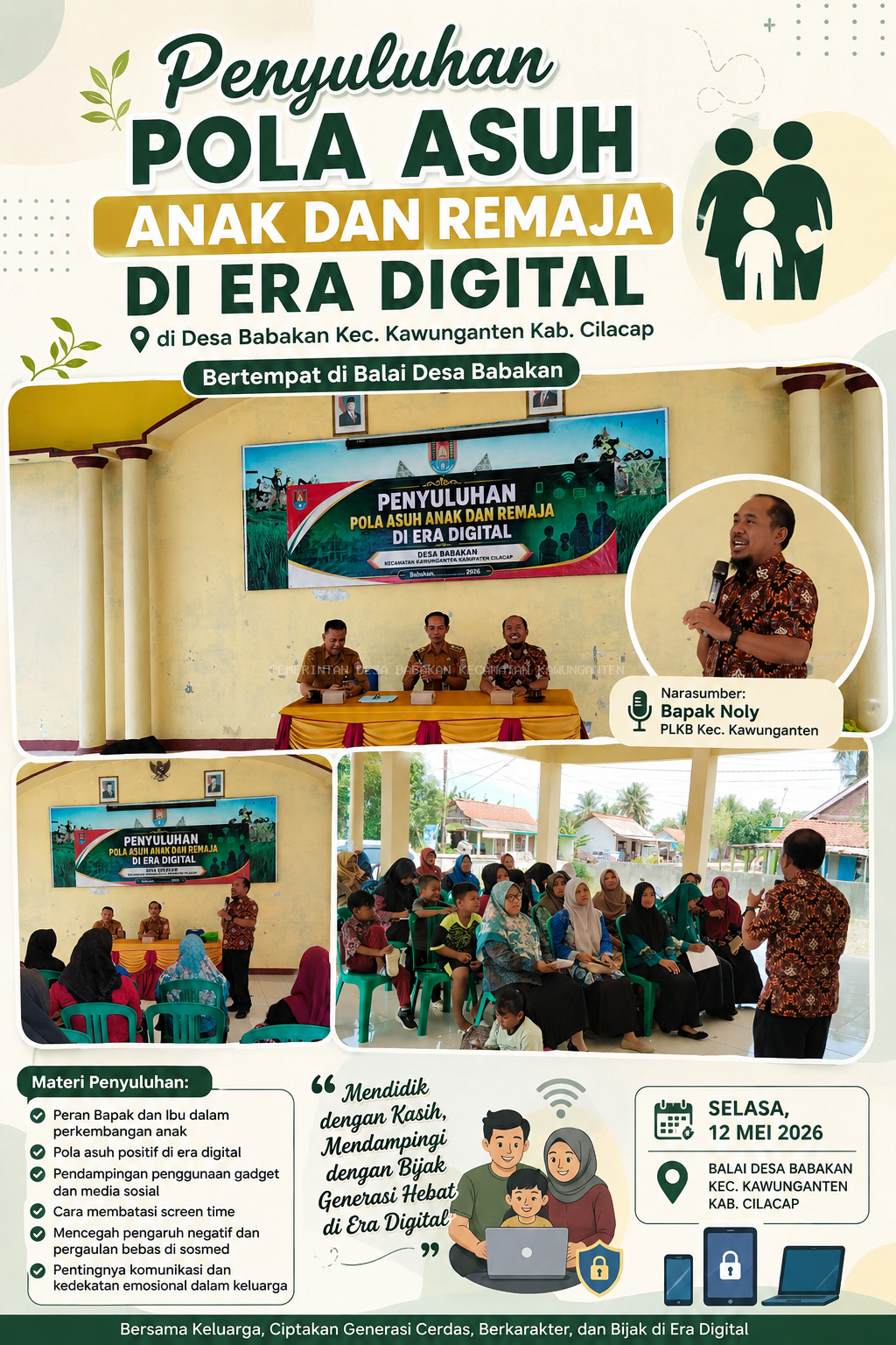 Penyuluhan Pola Asuh Anak dan Remaja Di Era Digital