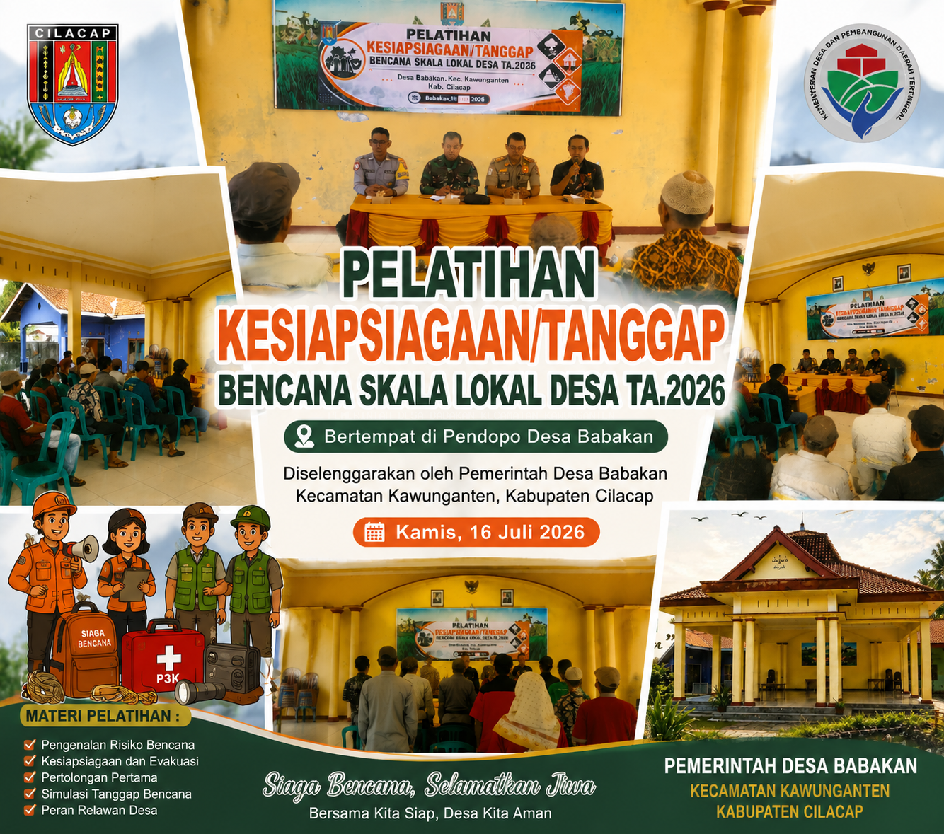 Pelatihan Kesiapsiagaan/Tanggap Bencana Skala Lokal Desa TA.2026